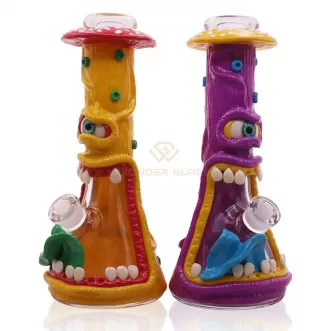 MA791 mushroom 32cm heavy hand painted bong