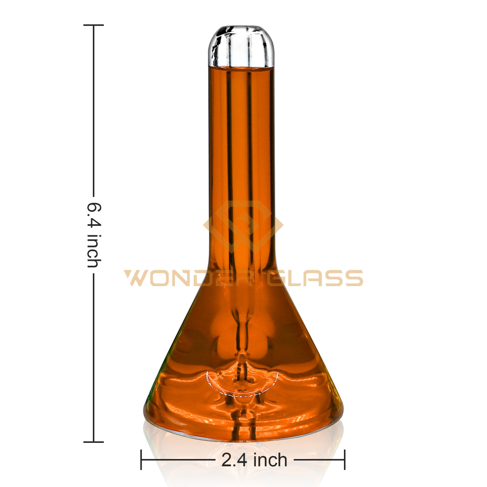 P253 cone style oil pipe glass hand pipe