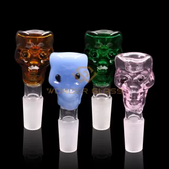 OT878 skull mini glass bowl 14mm 19mm male joint