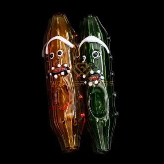 P317 cucumber glass pipe from China factory