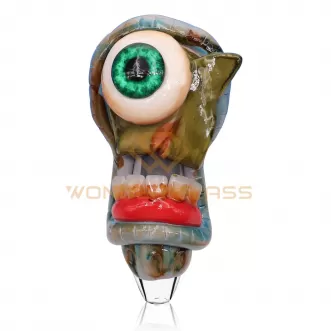 GP-1735 hand painted glass pipe