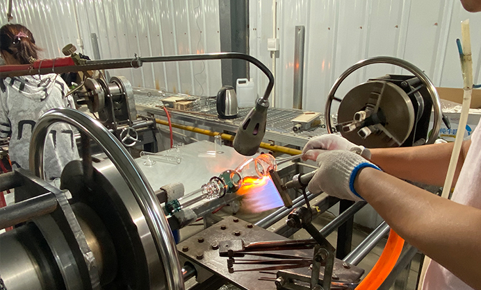 Lathe working