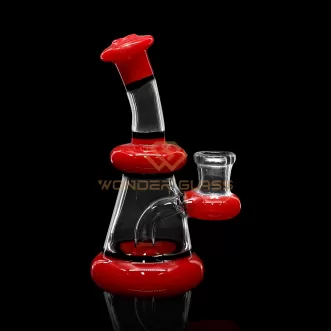 G187 Red Classic Portable Glass Smoke Mini Glass Bongs Smoking Item Made In China
