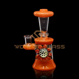 G169 2023 Newest Colored Sunflower Classic Smoke Gun Cheap Prise Mini Glass Bongs