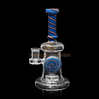 G196 Colored Classic Glass Smoke Mini Glass Bongs High Quality Made In China