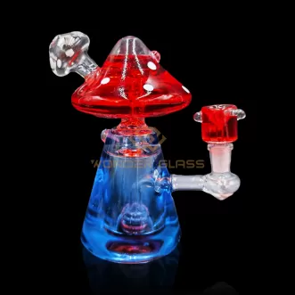 P2914 color mushroom glycerin pipe newest original design