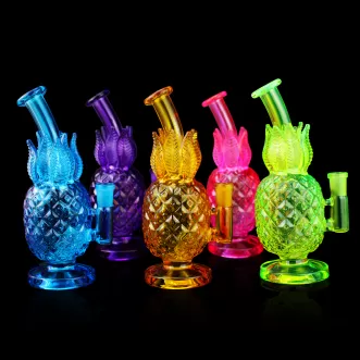 G108 pineapple glass bong water bong from wonder glass factory