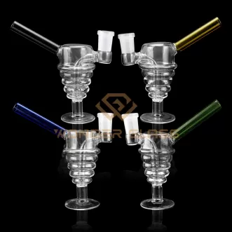 GM436 cup shape with stand mini hand pipe